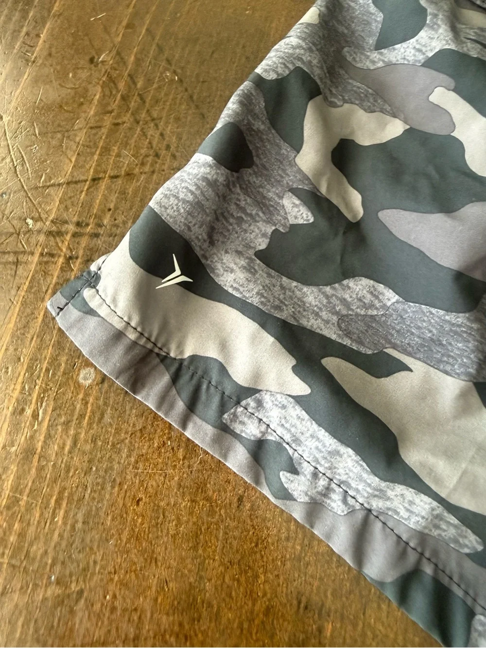 Grey Camo Athletic Shorts, Old Navy, girls XL 14